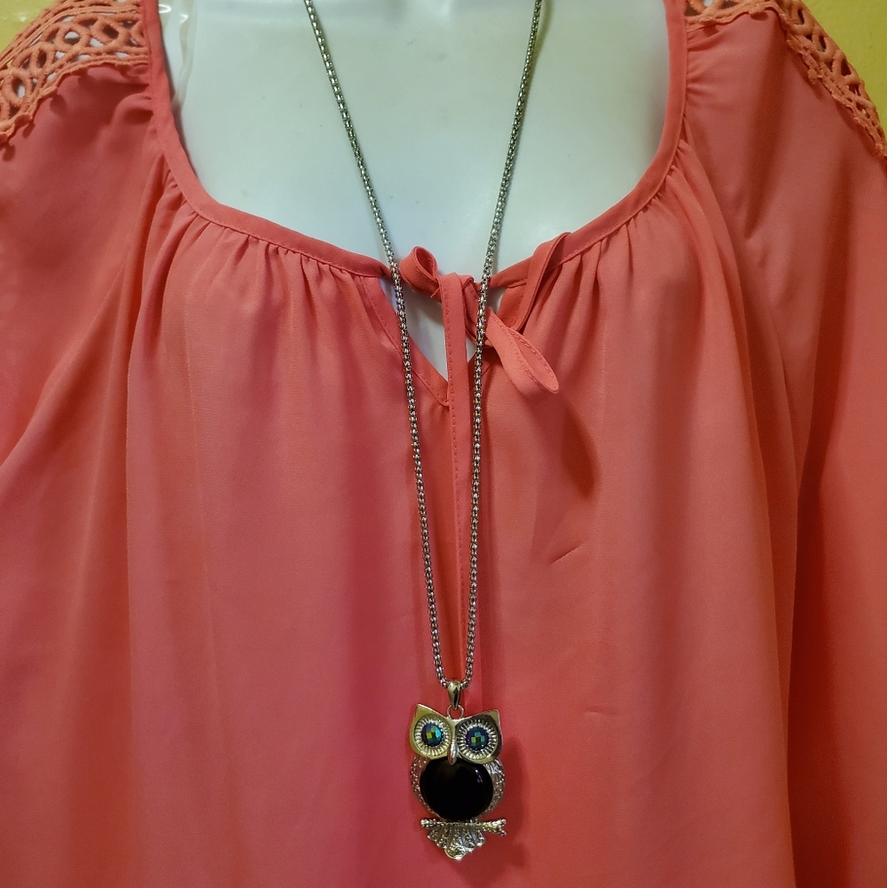 Cute owl necklace
